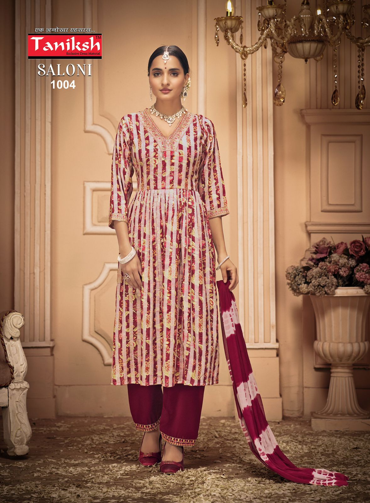 Saloni Vol 1 By Tanishk Designer Kurti With Bottom Dupatta Exporters in India
